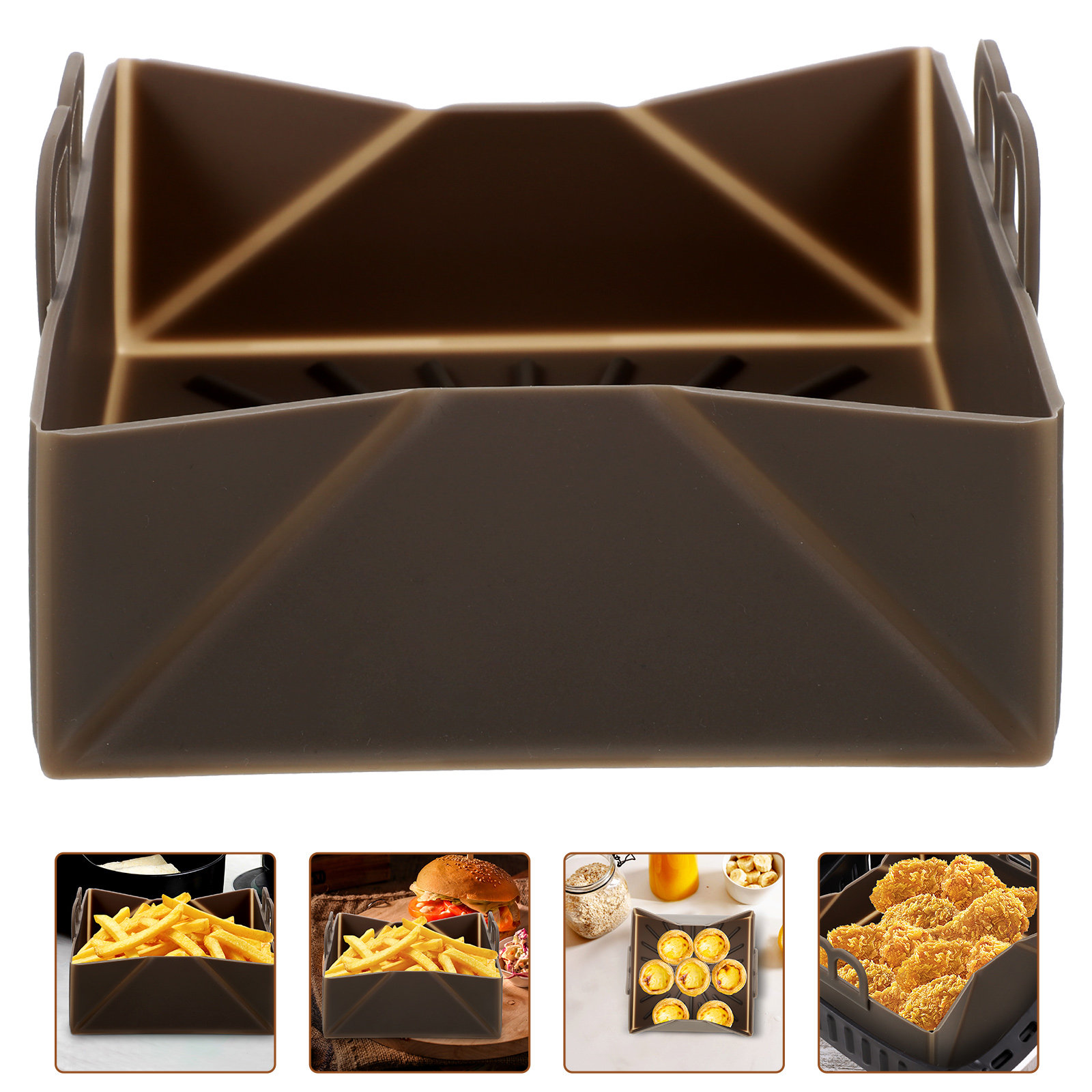 Air Fryer Silicone Pot Liner - Lapisan Silikon untuk Air Fryer, Dapat