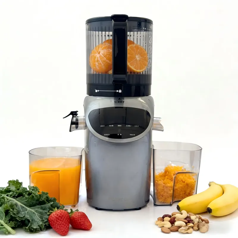 Electric Slow Juicer Cold Press - Juicer Elektrik 6,3 Inci 350W, Stainless