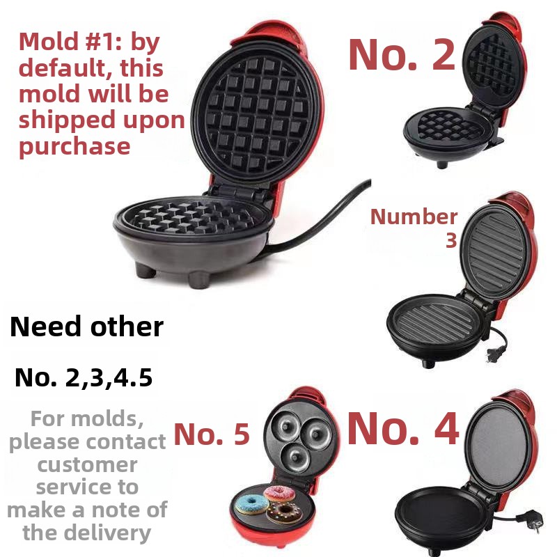 JIHUAN, Alat Pembuat Sarapan M - Mini Waffle Maker Machine ulasan dan harga