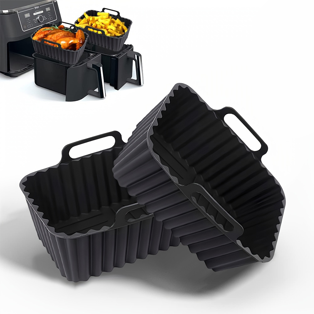 2 buah wadah silikon untuk ala - Air Fryer Silicone Pot Liner ulasan dan harga