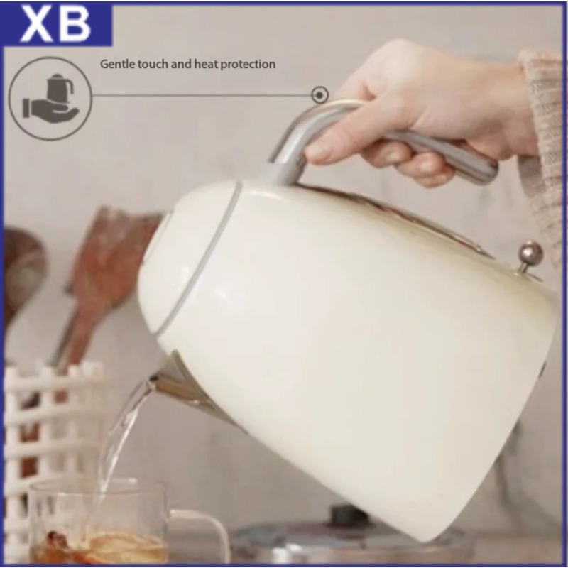 Ketel Listrik Retro dengan 7 P - Electric Kettle Temperature Control ulasan dan harga