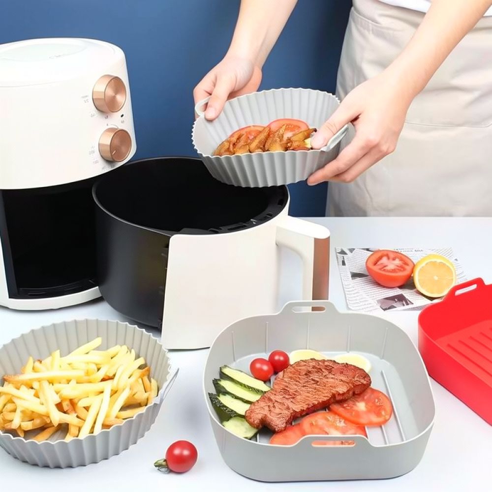 Lapisan Silikon Persegi yang D - Air Fryer Silicone Pot Liner ulasan dan harga