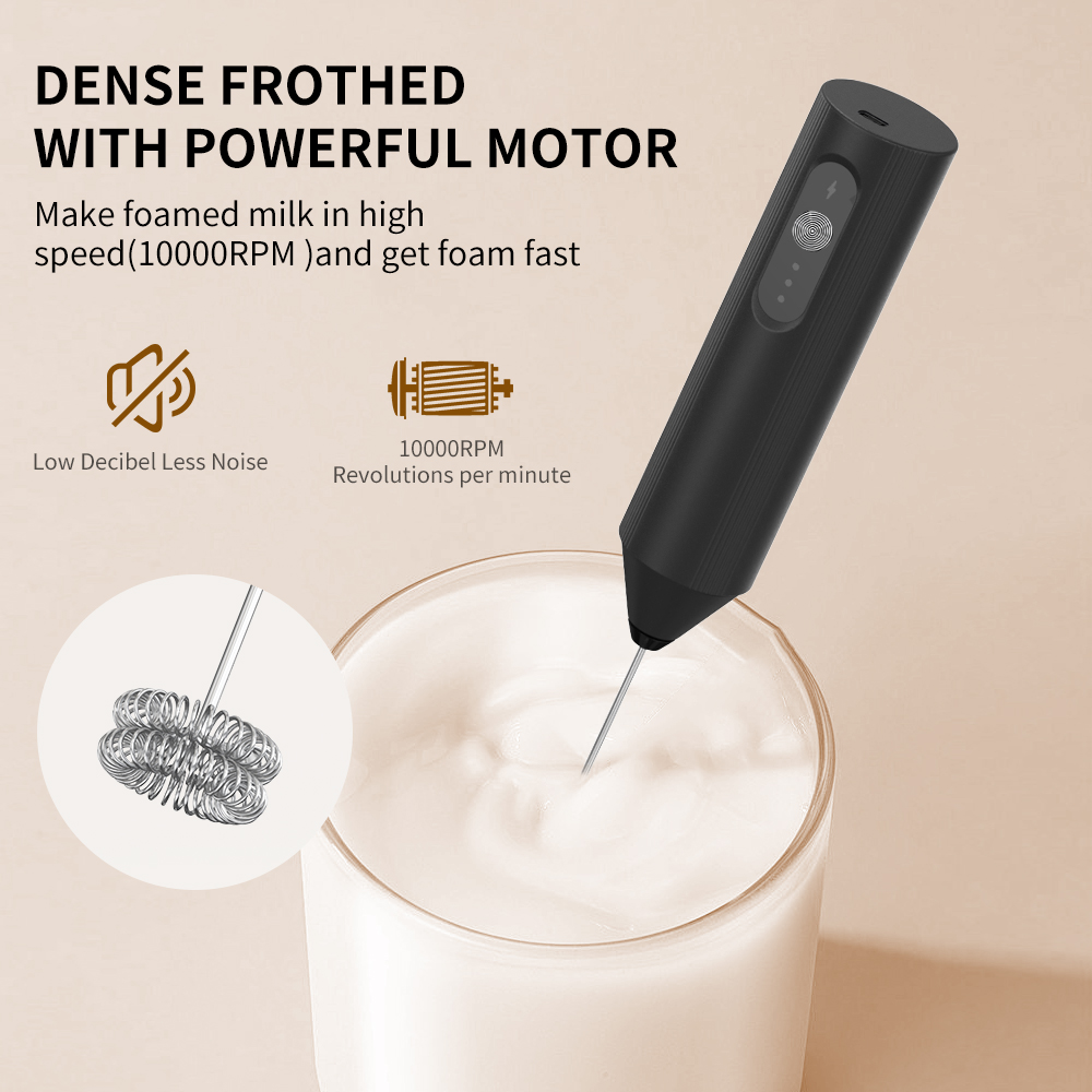 Alat Pembuat Buih Susu Elektri - Electric Milk Frother Handheld ulasan dan harga