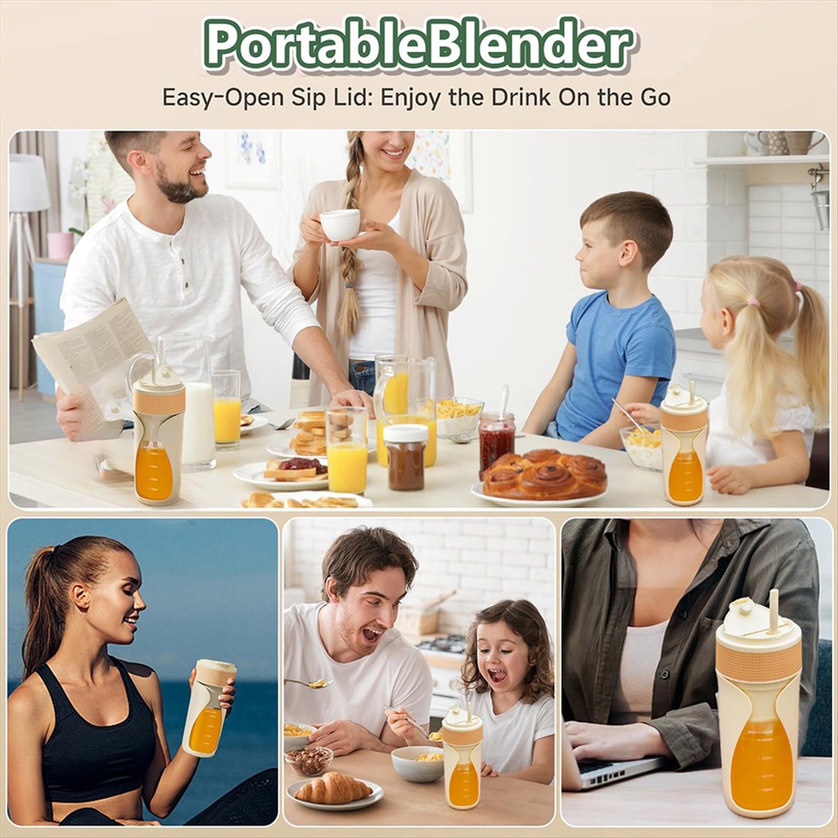 Cangkir Blender Portabel 450ml - Portable Blender Usb Rechargeable ulasan dan harga