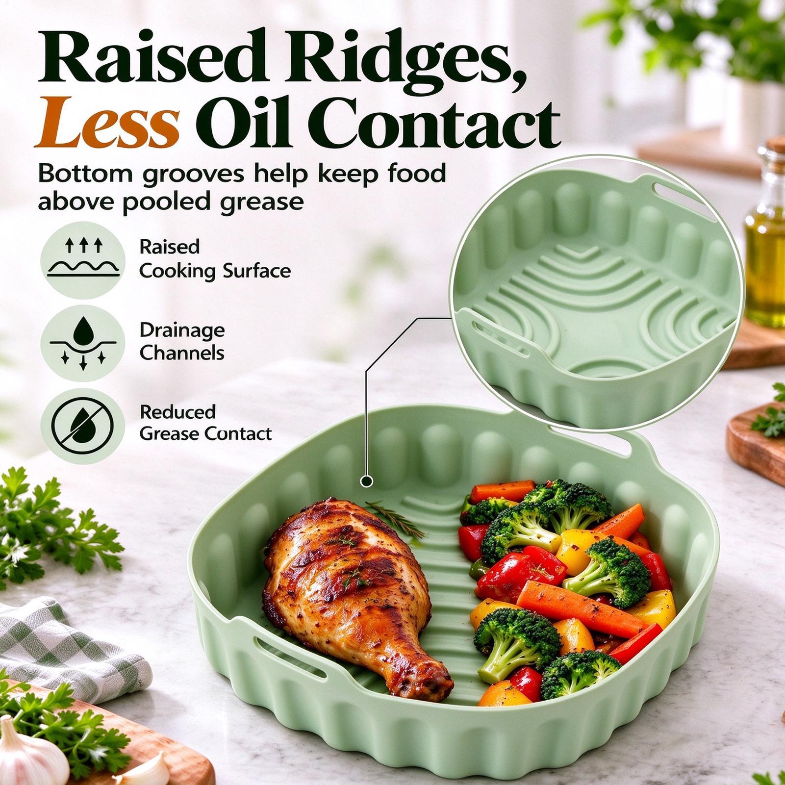 Lapisan Silikon untuk Penggore - Air Fryer Silicone Pot Liner ulasan dan harga